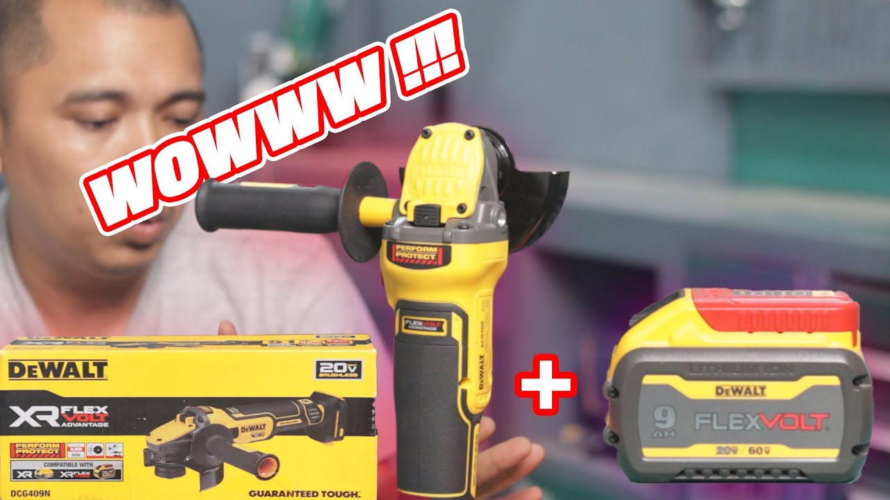 NGERII BANGET TENAGANYA !! | GERINDA DEWALT DCG409 20 V XR Flexvolt