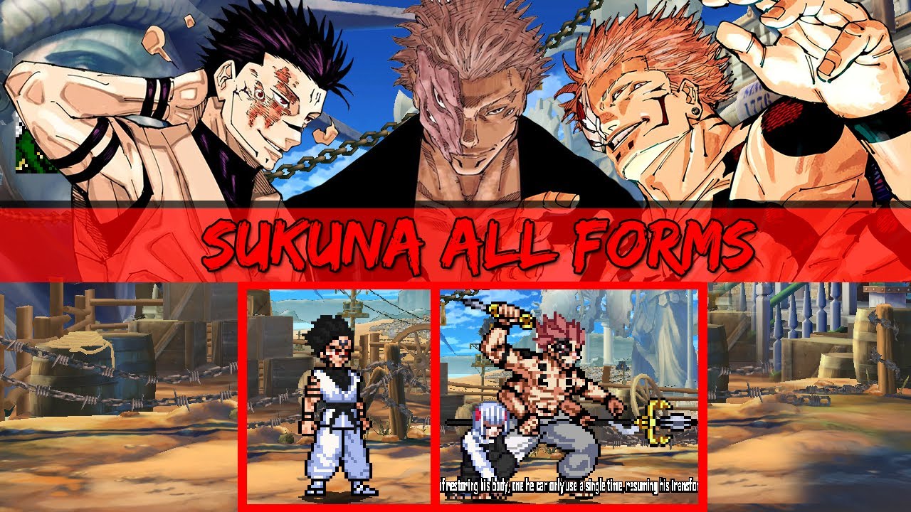 Mugen char Ryomen Sukuna V5 by Dr animation and AikijinX