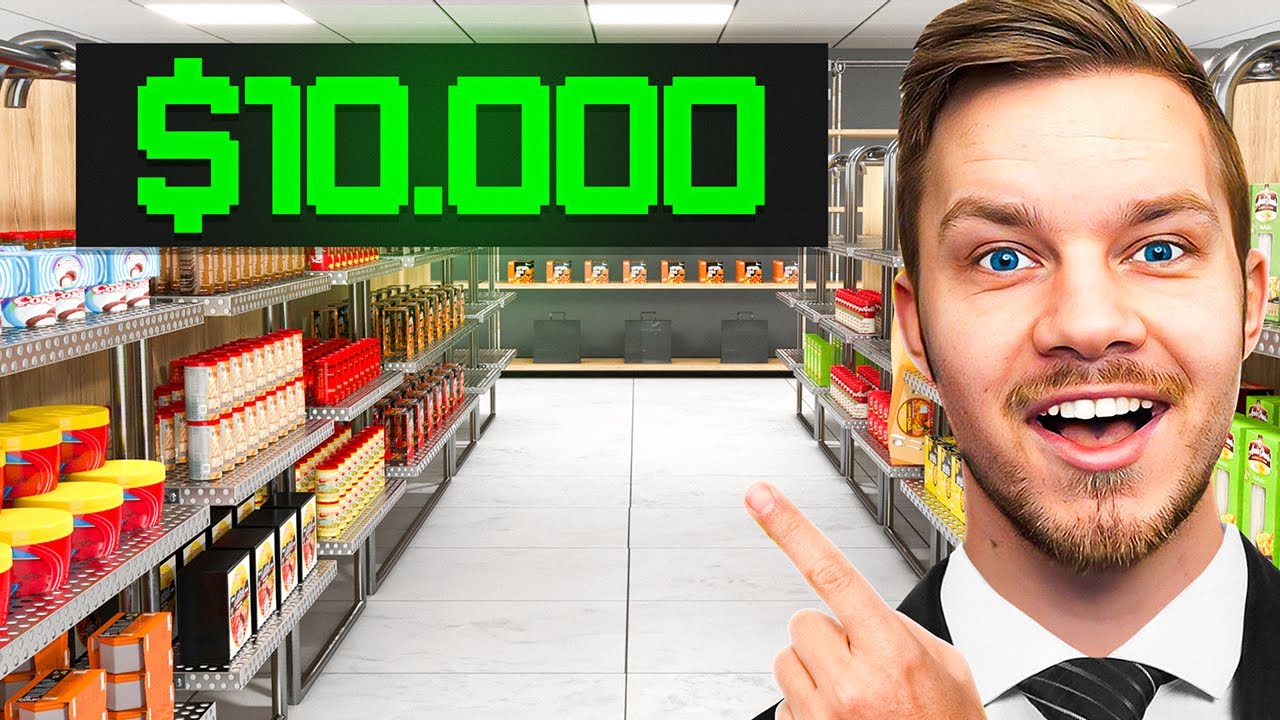 Jeg har DANMARKS flotteste LAGER (Supermarket Simulator)