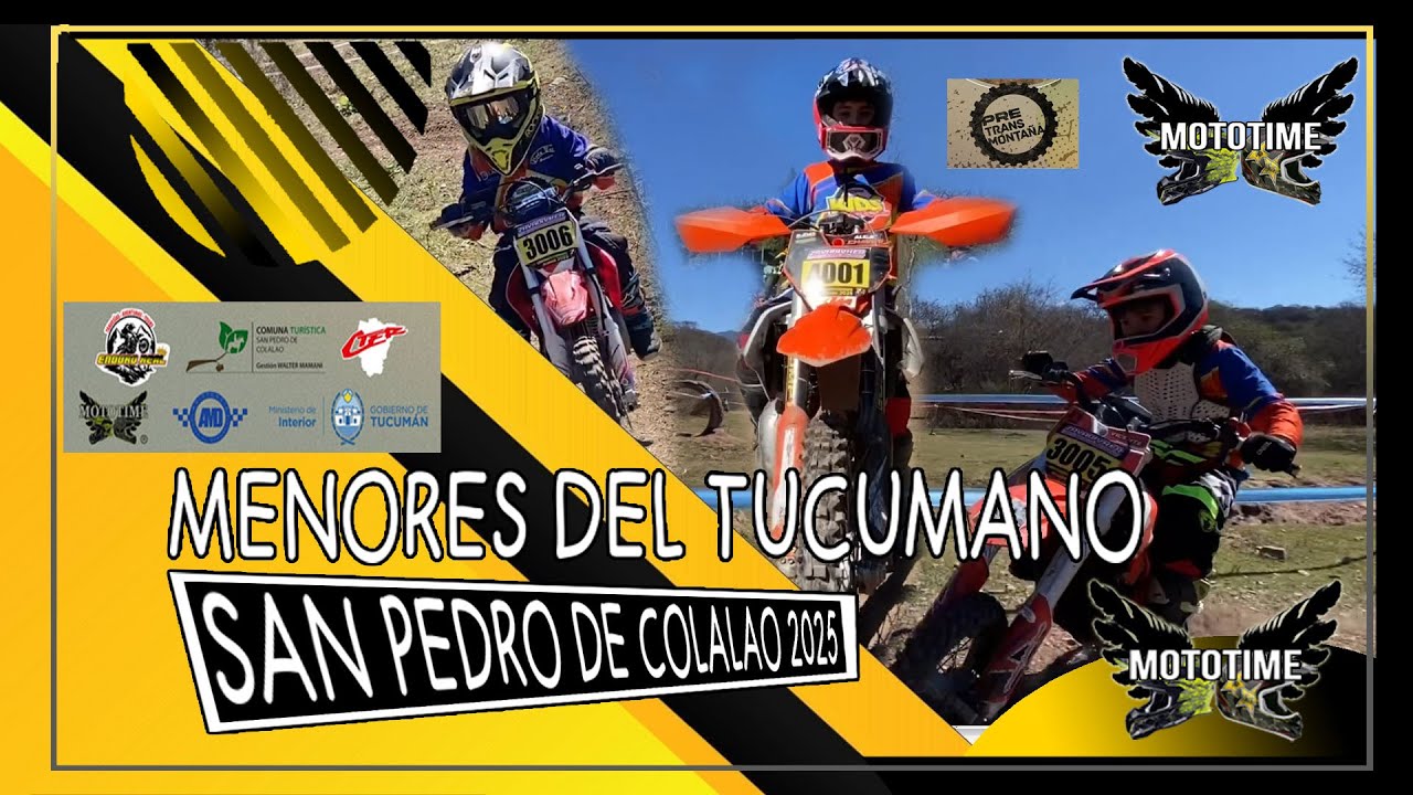 CATEGORIAS MENORES DEL TUCUMANO  PRETRANSMONTAÑA SAN PEDRO DE COLALAO 2025