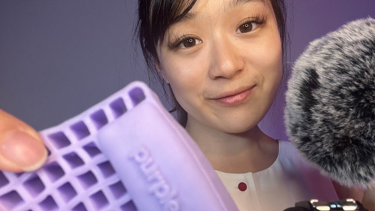 ASMR VR180 | random triggers for tingles... in Virtual Reality! (w/ Latex Gloves, Fuzzy Ball etc)