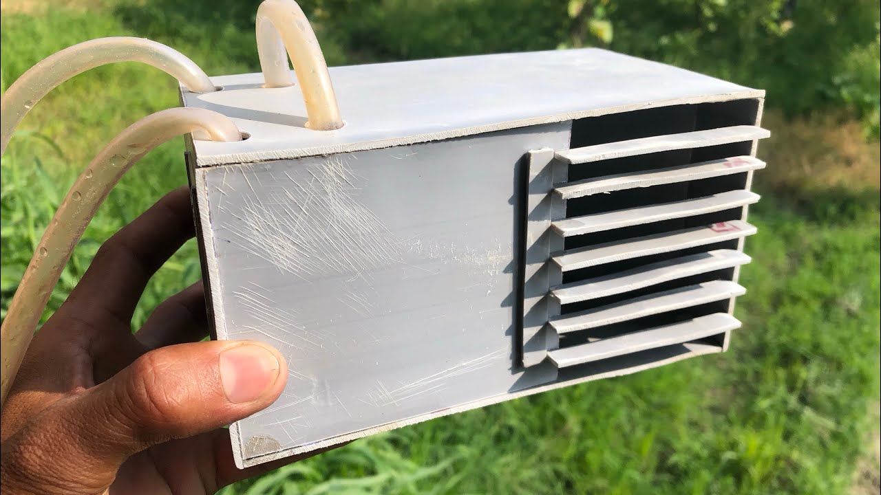How to Make a Portable Air Conditioner 😍 At Home || TecIndia