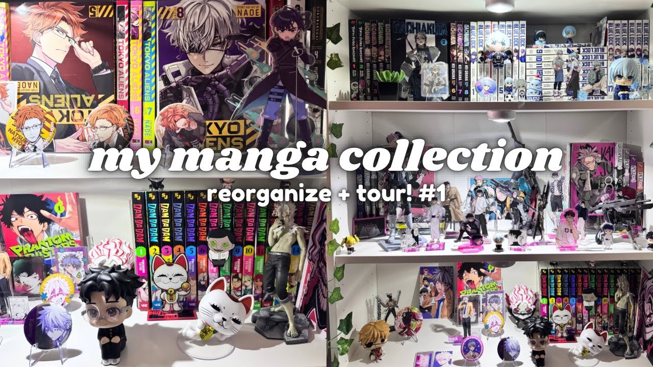 reorganize my manga collection! #1 [ shelving + small tour ] 