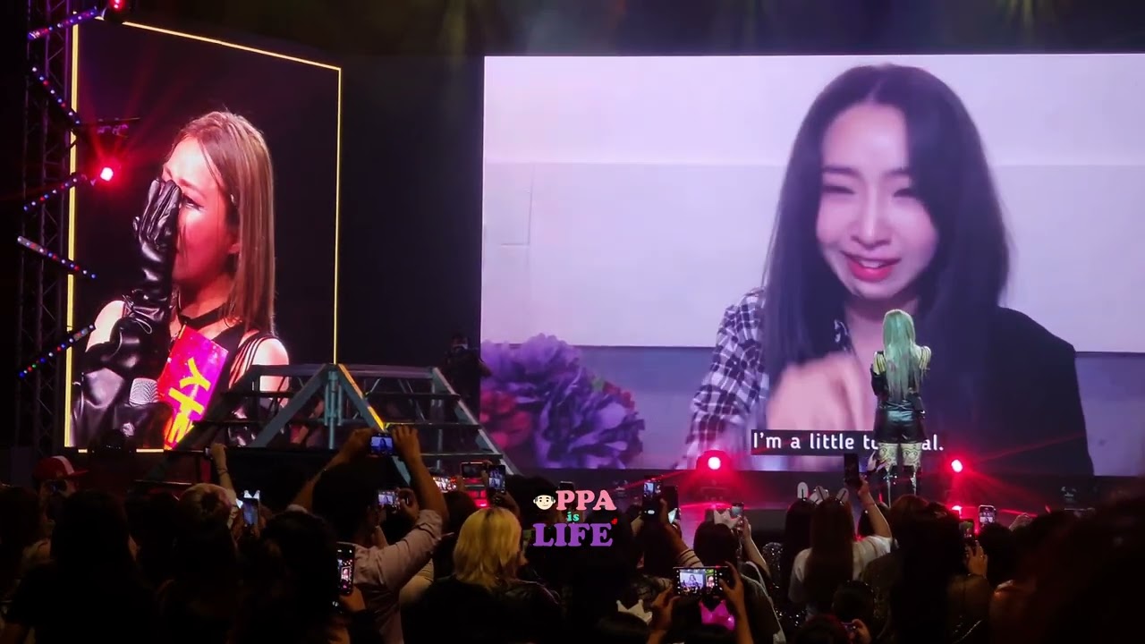 Minzy's Reaction to fan project | Glee Tour in Manila 2023