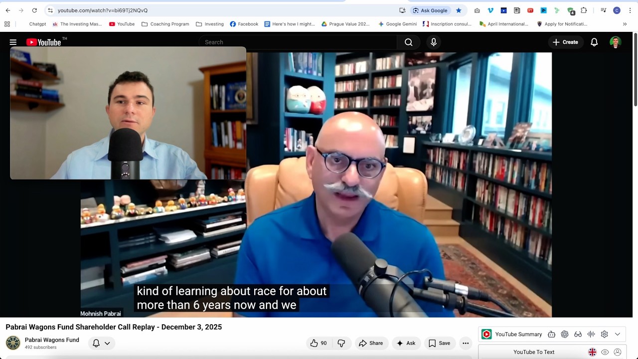 Christophe Reacts to Mohnish Pabrai's New Interview (Coal Investments, Homebuilders, Indian Costco)