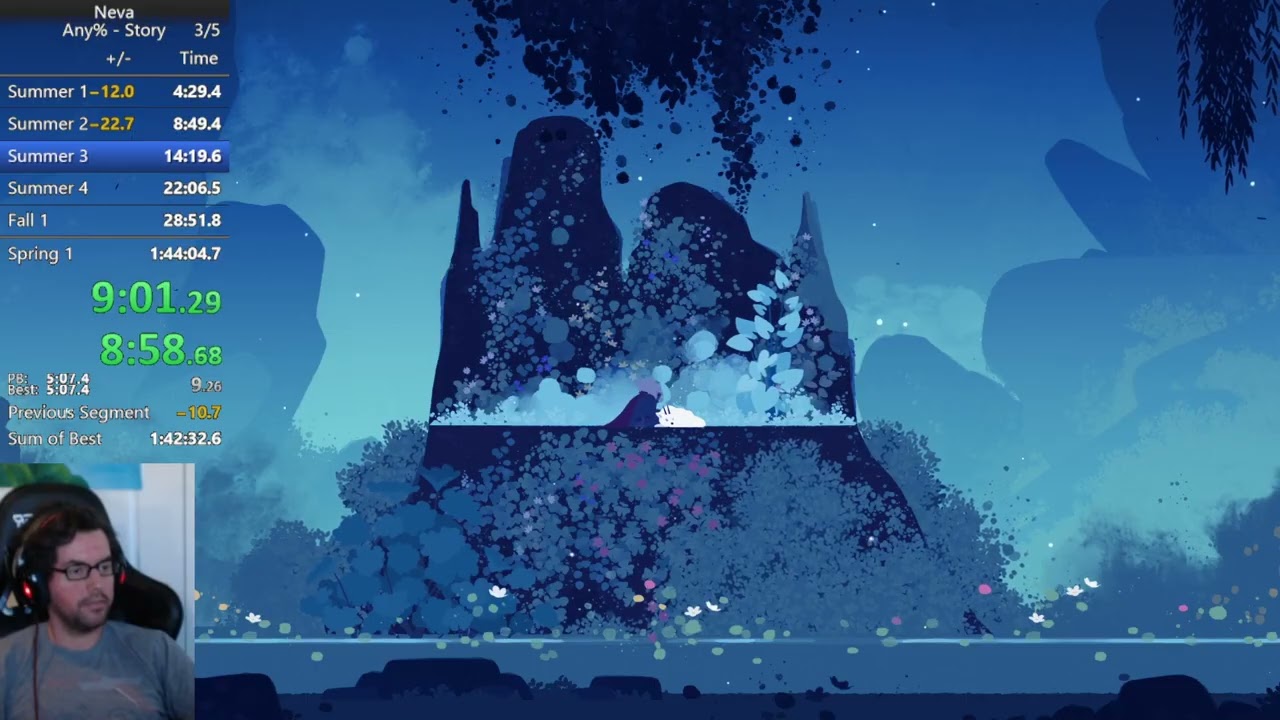Neva - Walkthrough / Speedrun - Any% Story Mode - 1:39:58 LRT