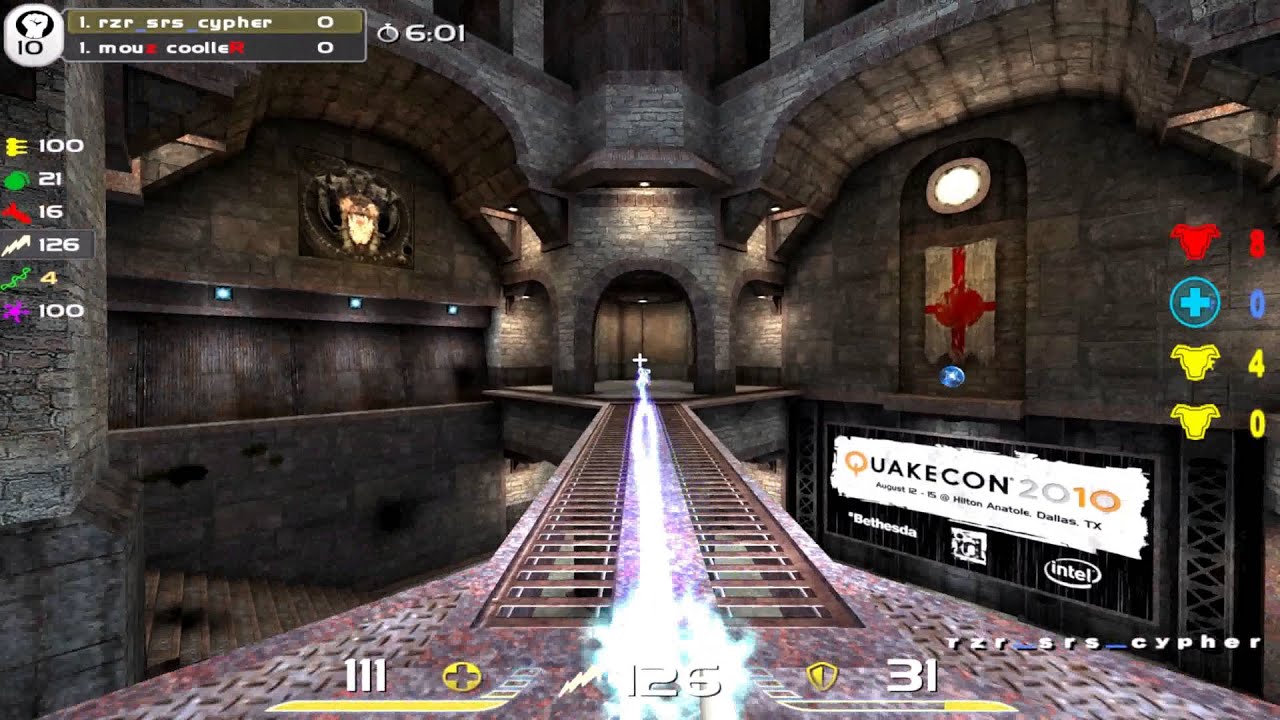 QuakeCon2010 Grand Finals: Cypher vs Cooller - QuakeLive [English Commentary] 4k 1080p