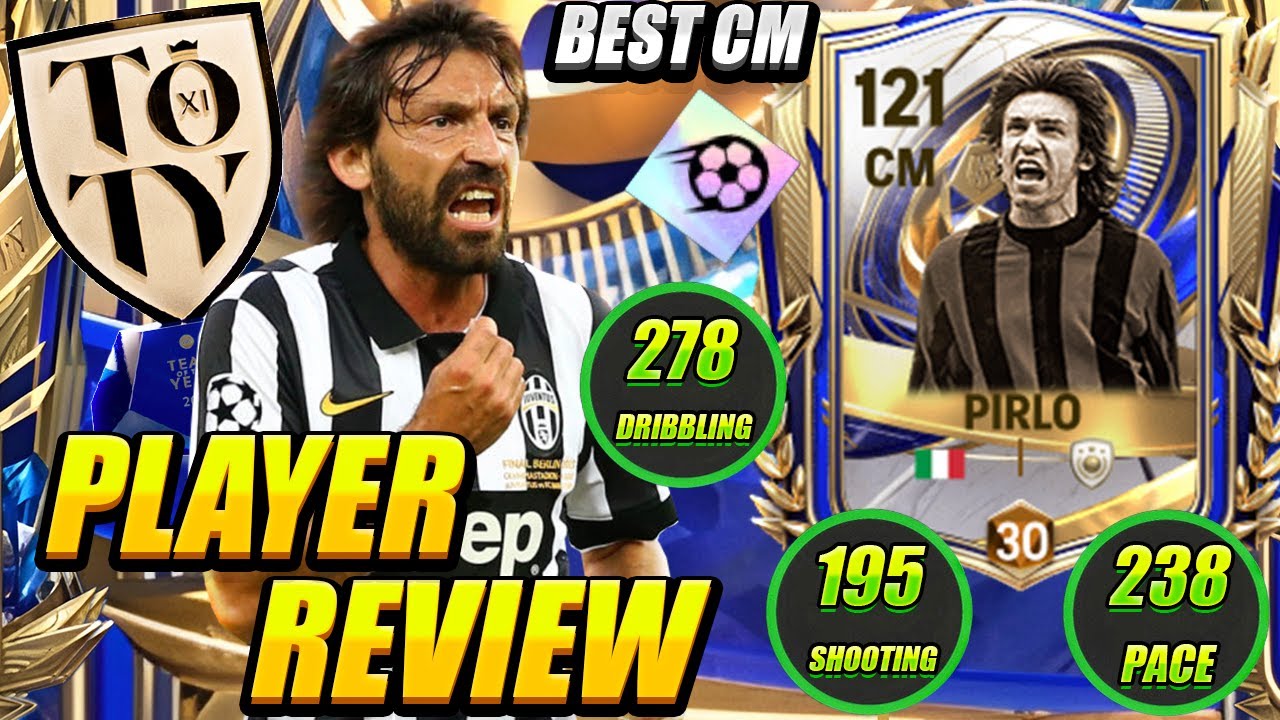 PIRLO IS A GENIUS! 🧠⚡ 116 Team Of The Year/TOTY Icon Pirlo Player Review! BEST CM?! - FC Mobile 26