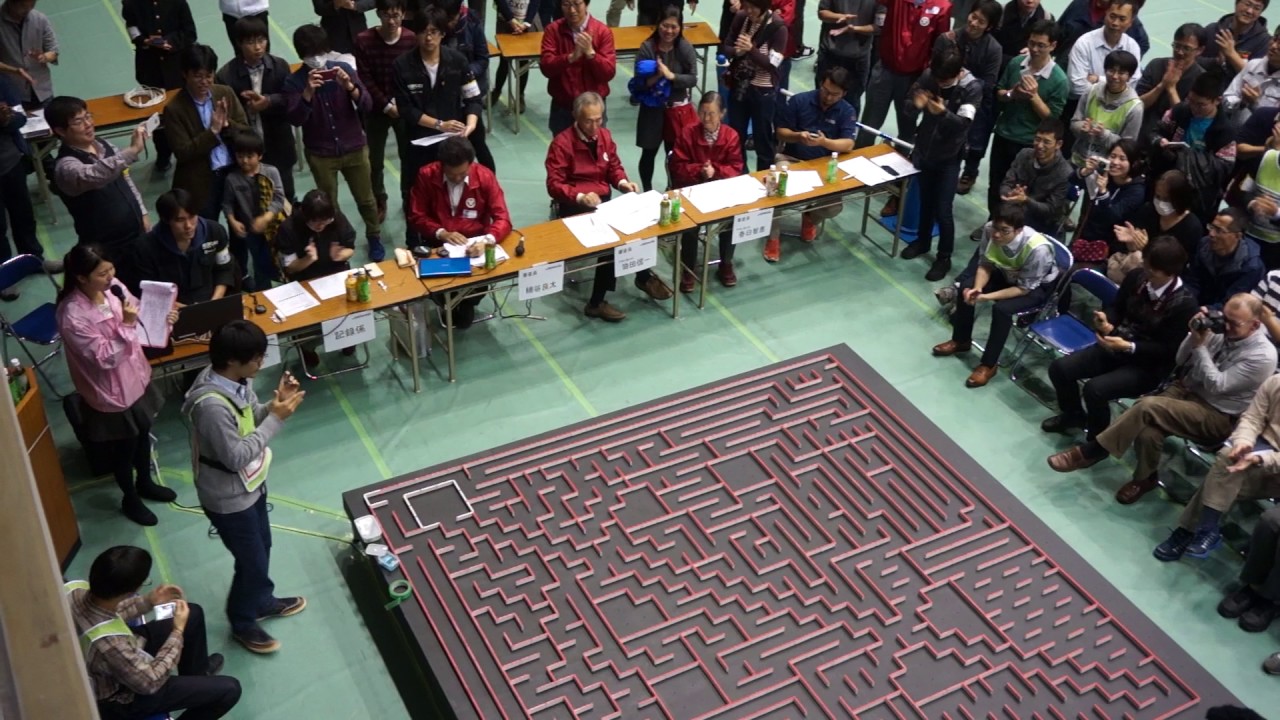 2016 All Japan Halfsize micromouse contest- Champion Fantom's fastest run
