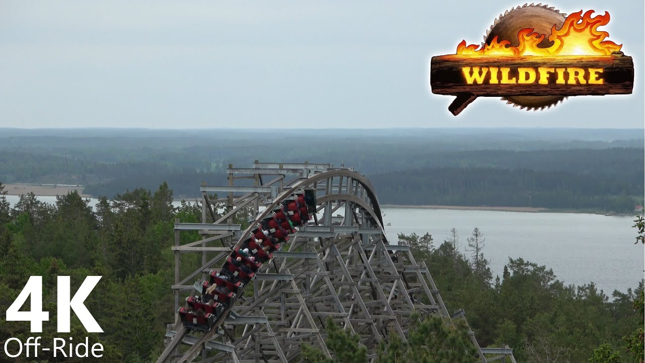 Wildfire - 4K UHD Off-Ride - Kolmården - RMC Topper Track - Cinematic