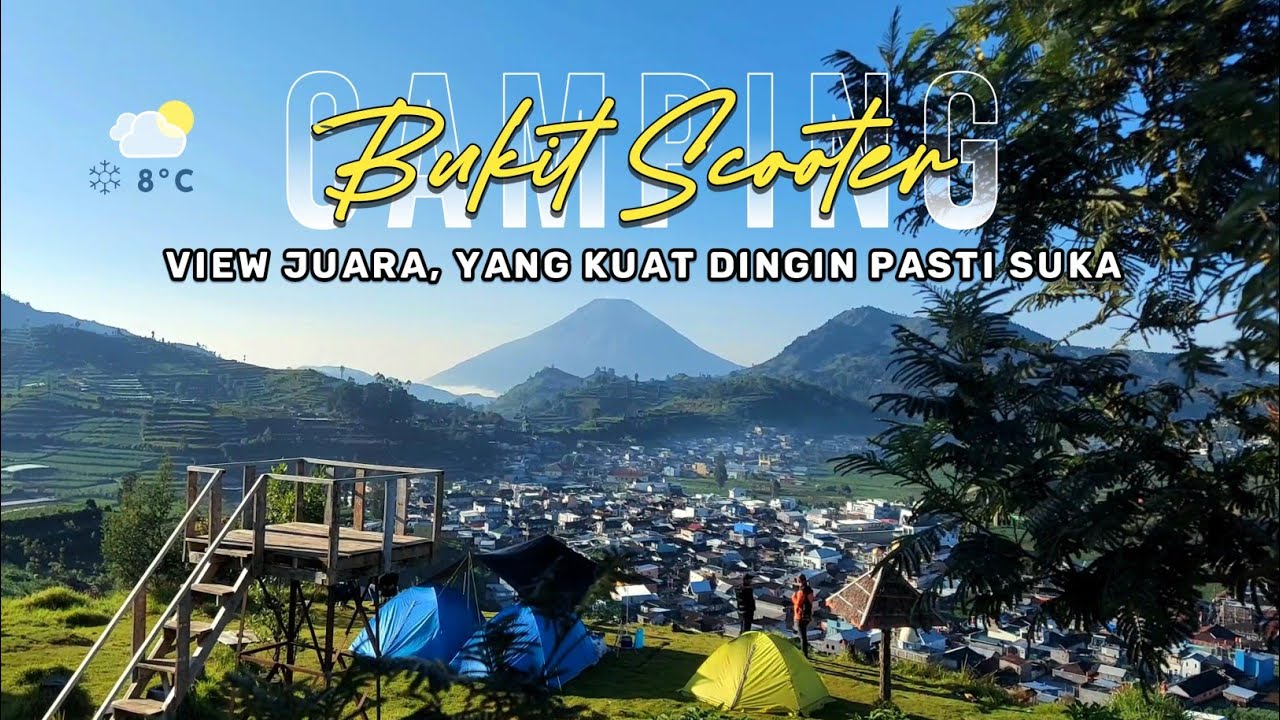 Camping di Dieng Bukit Scooter | Camping Terdingin