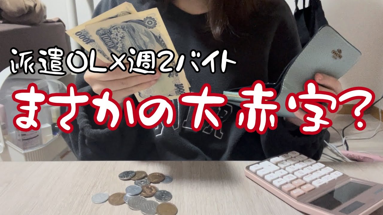 Wワークしてめっちゃ働いた月の収支大公開【派遣OL×バイト】