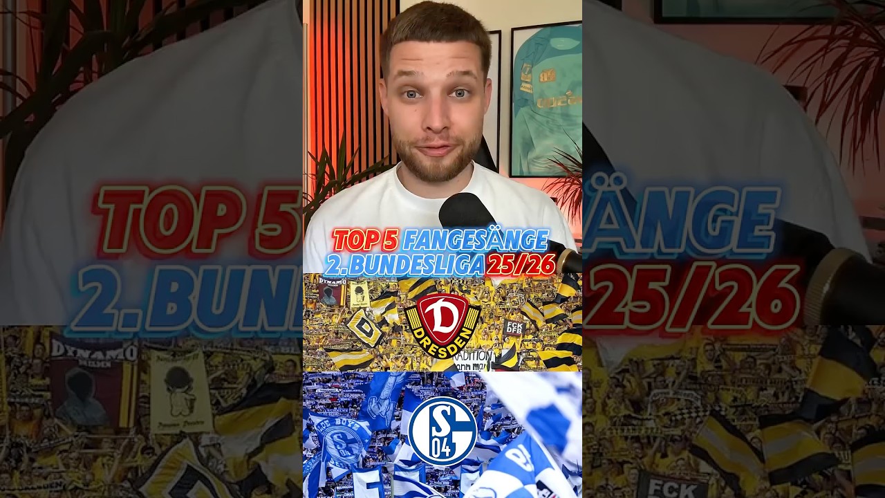 Top 5 FANGES&Auml;NGE 2.BUNDESLIGA 25/26 🔥 #bundesliga #fussball #fangesang #ballerrobyn #ultras