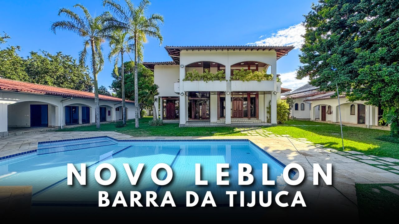 MEGA MANSÃO CLÁSSICA! Imóvel à venda na Barra da Tijuca - RJ | Royal4House