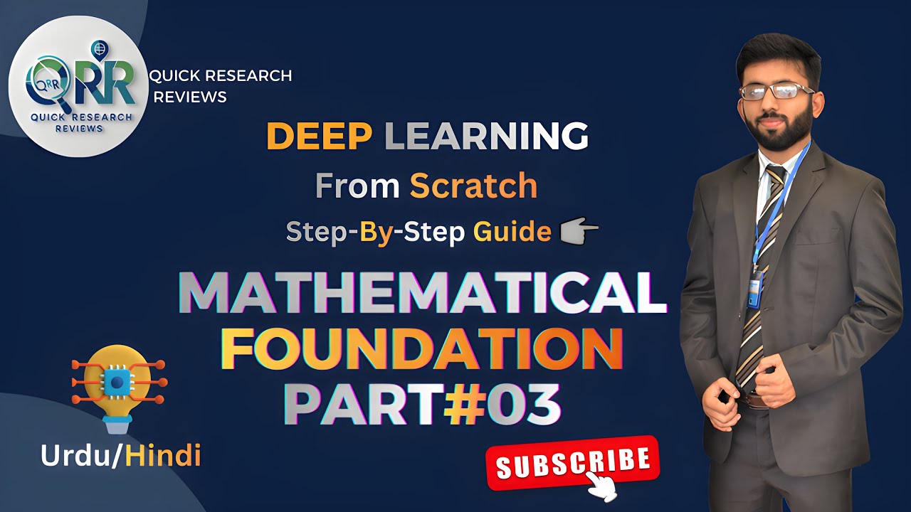 Deep Learning Mathematical Foundations | Part 3 (Derivatives and Partial Derivatives) Urdu/Hindi