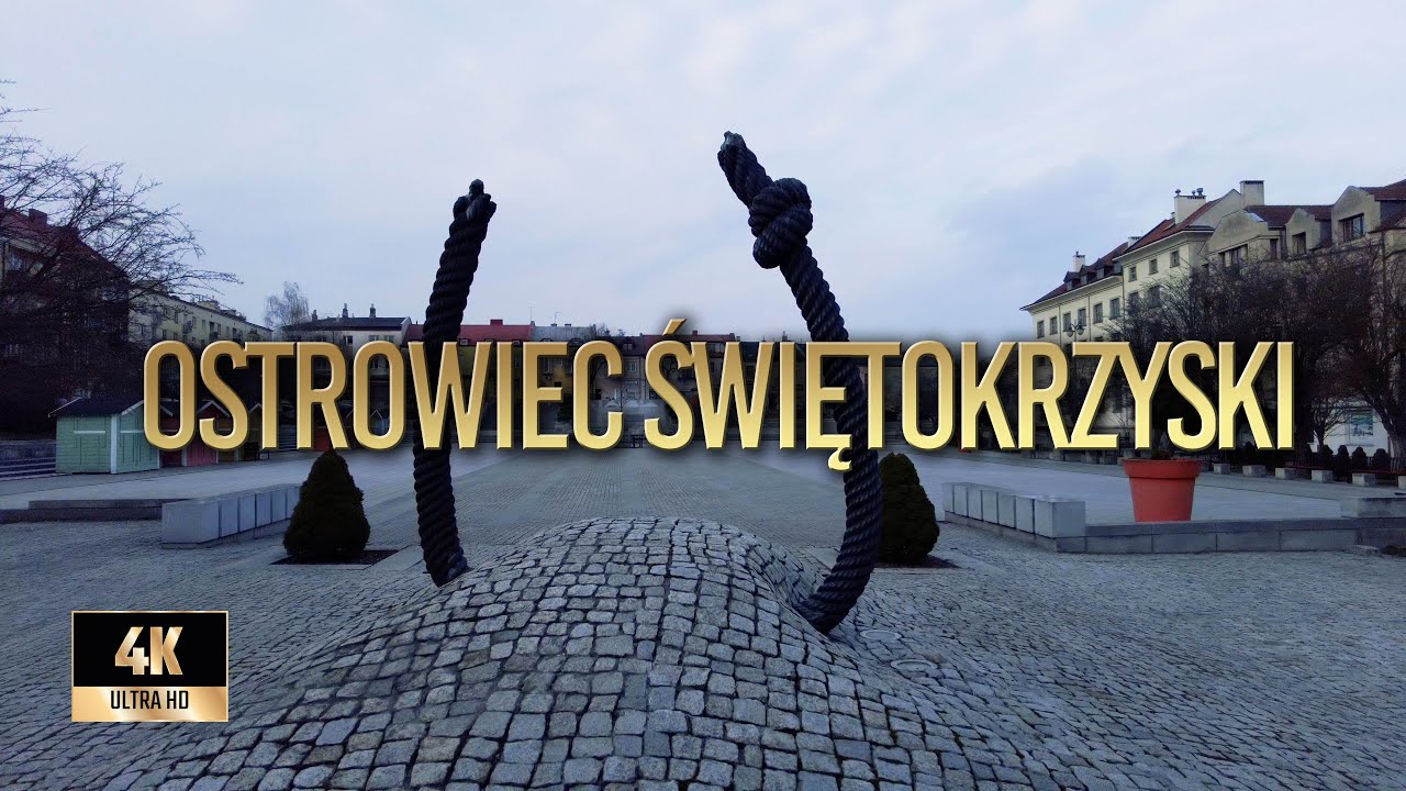 Ostrowiec Świętokrzyski | Wiosna 2022 | Spacer po Ostrowcu Świętokrzyskim | Binaural Audio 🎧 [4k]