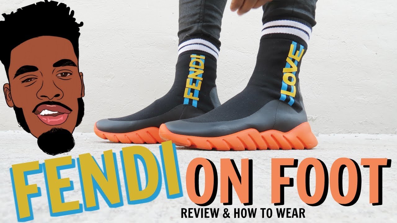 &ldquo;THINK FENDI&rdquo; Sock Shoe ON FOOT & HOW TO PUT ON
