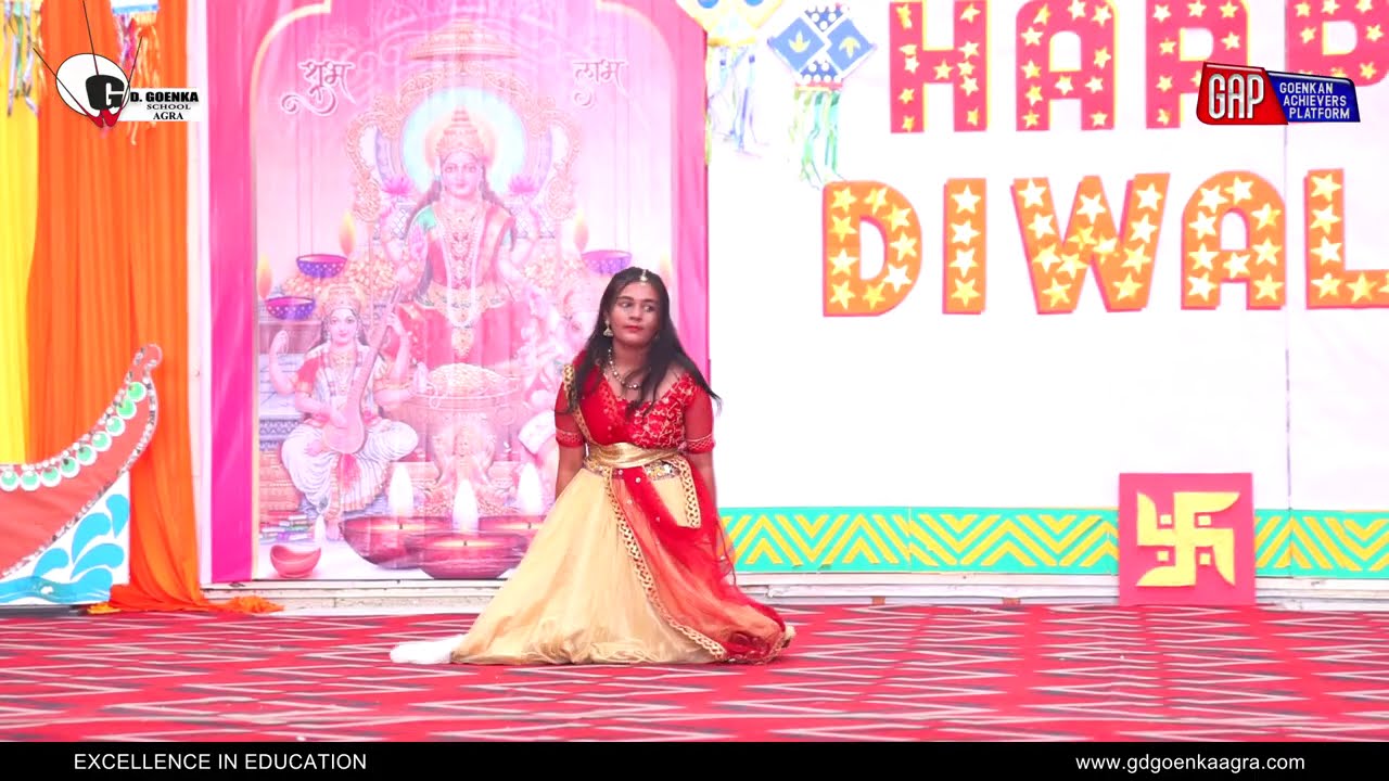 Diwali Celebration Senior | G.D. Goenka Public School, Agra | GAP