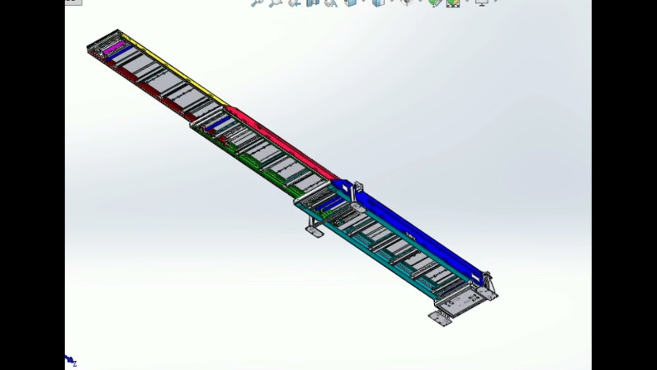 Telescopic belt conveyor||3Dmodel design||Packing Machine#000001#design#Model