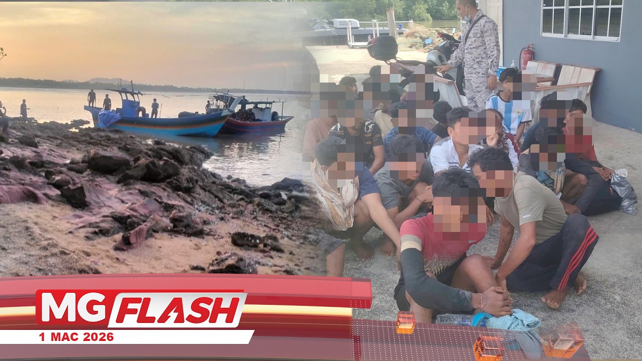 37 PATI Termasuk Budak Dicekup, Cuba Lolos Ke Kawasan Hutan #MGFlash