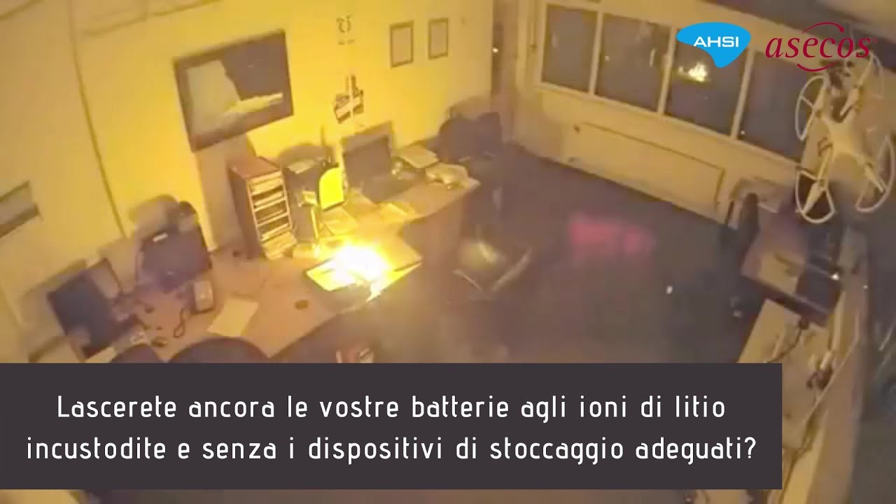 AHSI S.p.A. - Batterie al litio - i rischi che sottovalutiamo e come prevenire incendi incontrollati