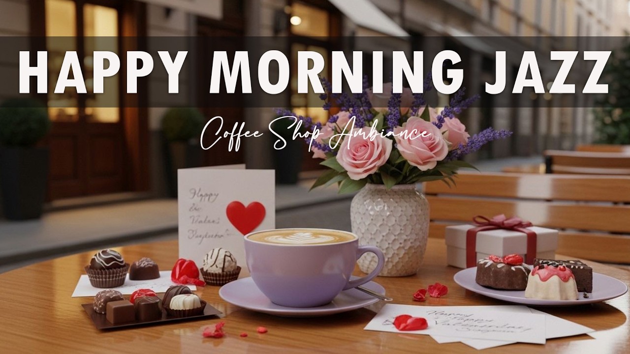 Happy Morning Jazz 🍫💕 Coffee Shop Ambiance -  Sweet Cafe Music for Good Moods