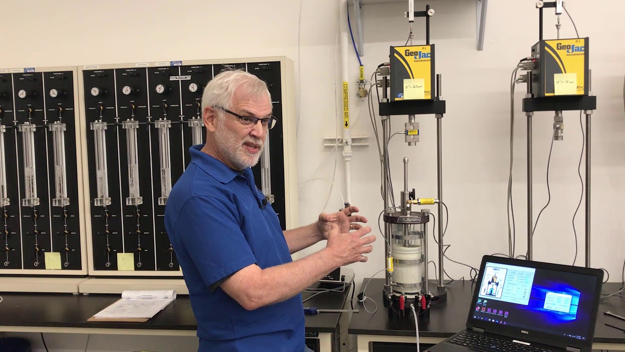 C-U Triaxial Soil Test, Part 4--Shear Testing
