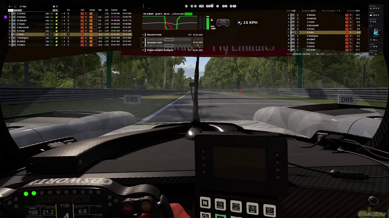 LMP2 @ Monza, 20min race, fixed