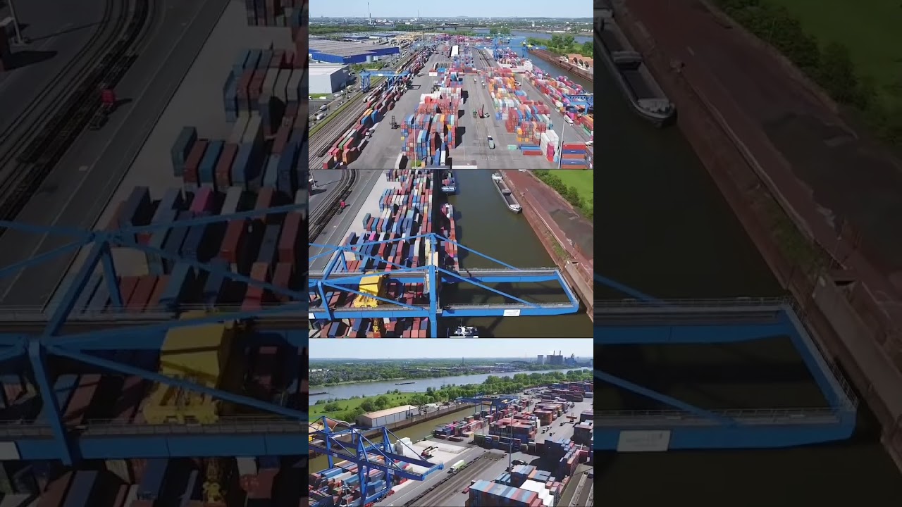 Gr&ouml;&szlig;ter der Welt: duisport! #logistik #binnenschiff #wasserstra&szlig;e #duisport