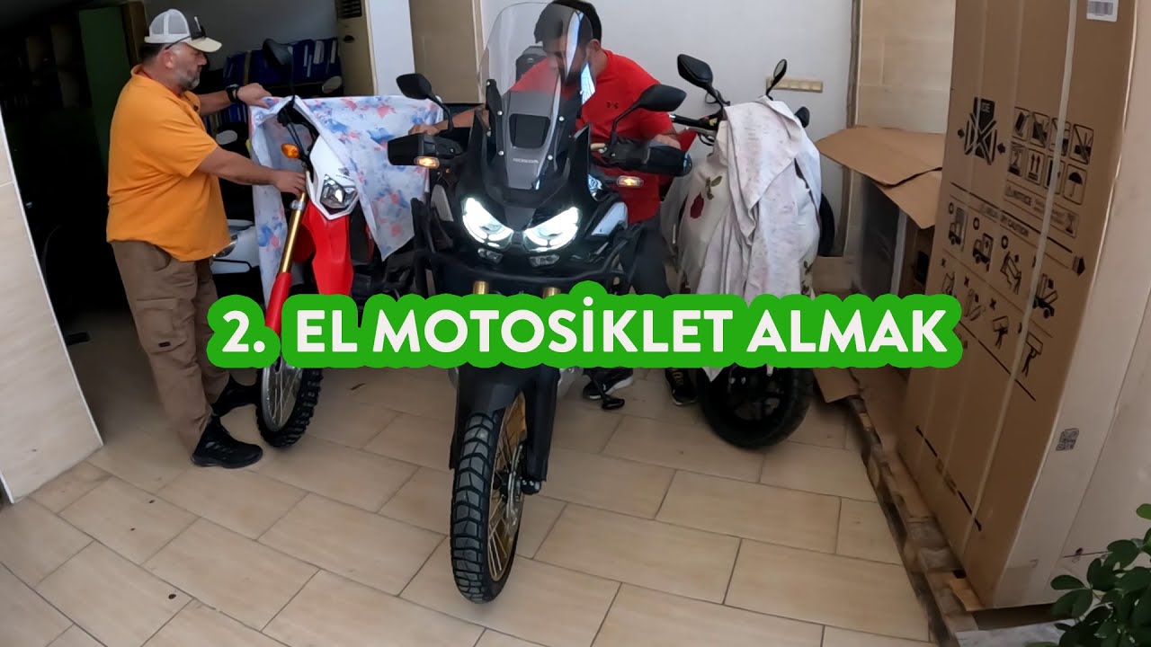Africa Twin Almaya Antalya'ya Gidiyoruz.  2. El Motosiklet Almak