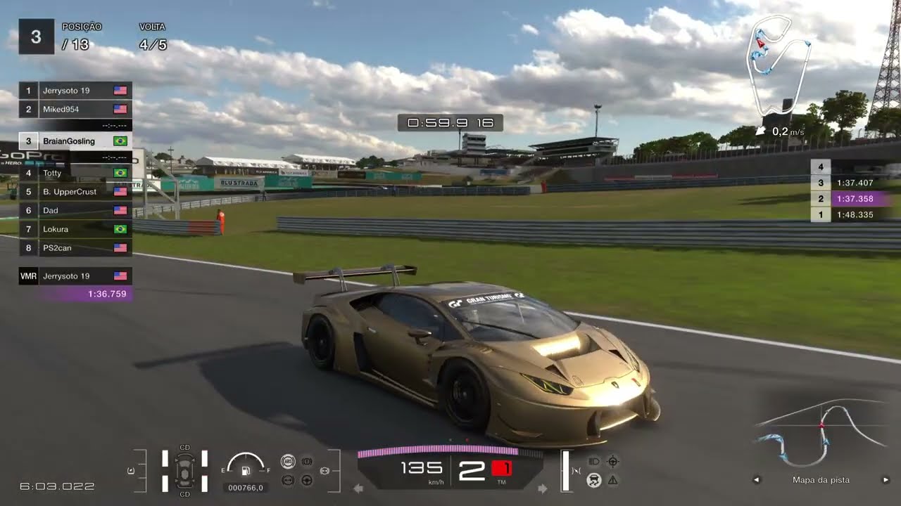 Gran Turismo 7 PS5 / Interlagos / Lamborghini Huracán GT3