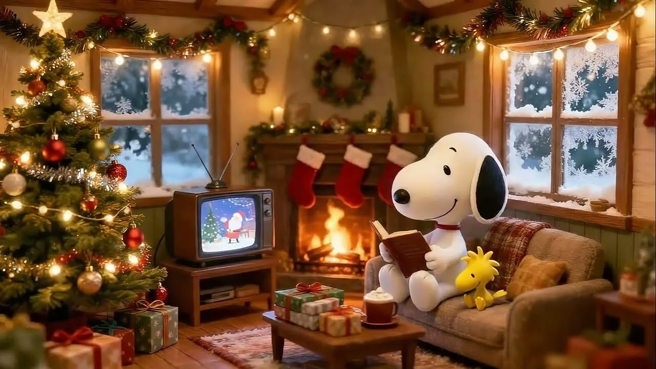 Winter Snoopy Lofi ❄️ Cozy Beats for Reading & Focus