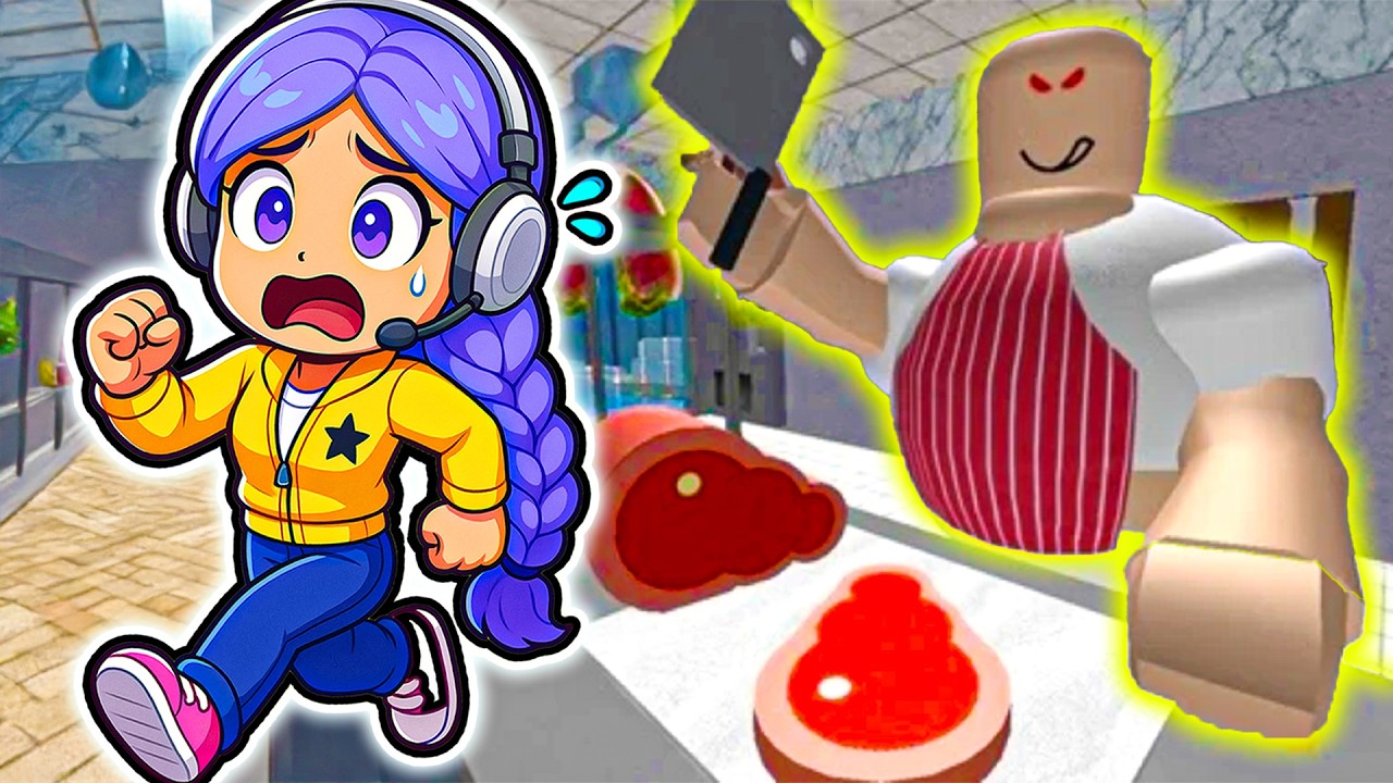 RUMI KPOP DEMON HUNTERS Plays BUTCHER RUN! (Obby)