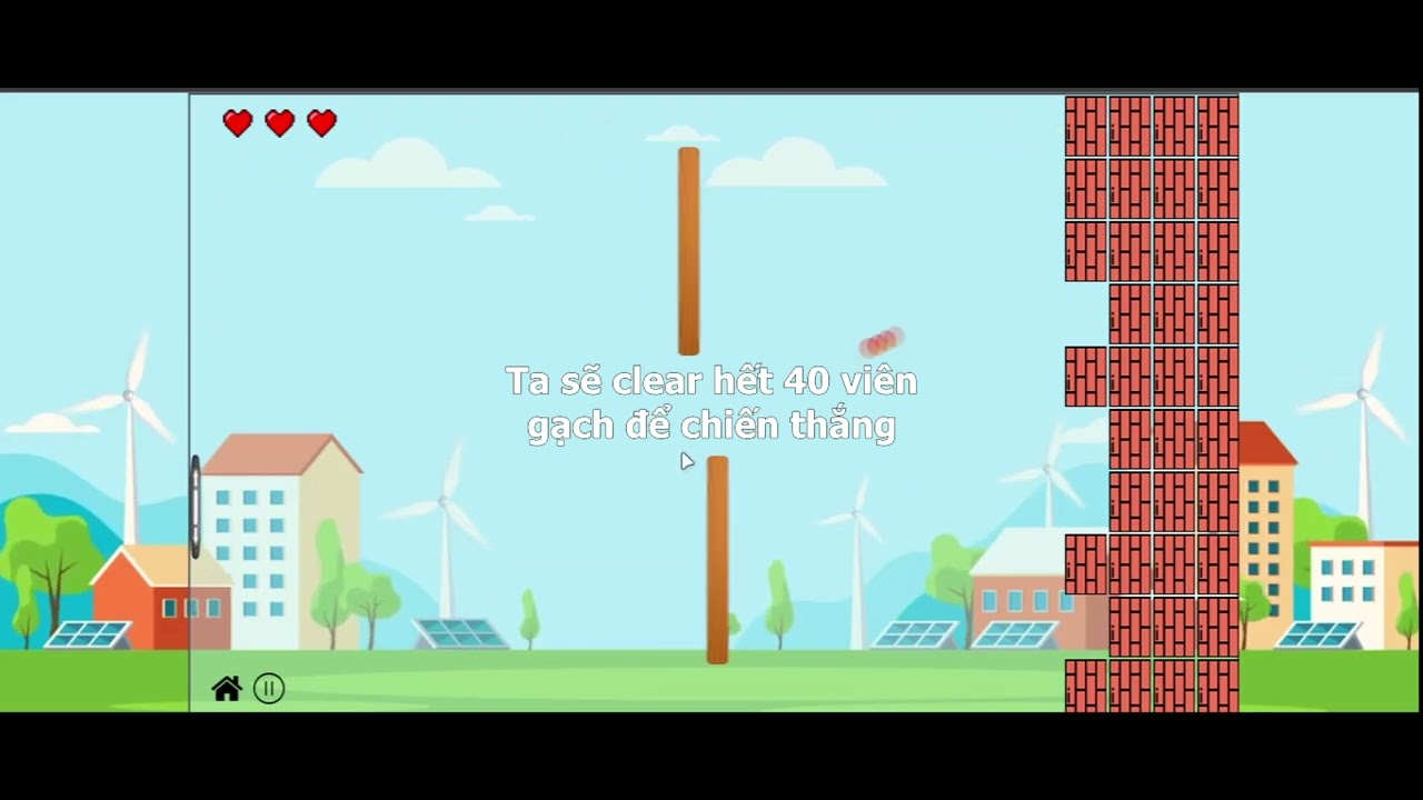 Brick Breaker Game  (HTML/CSS/JavaScript)