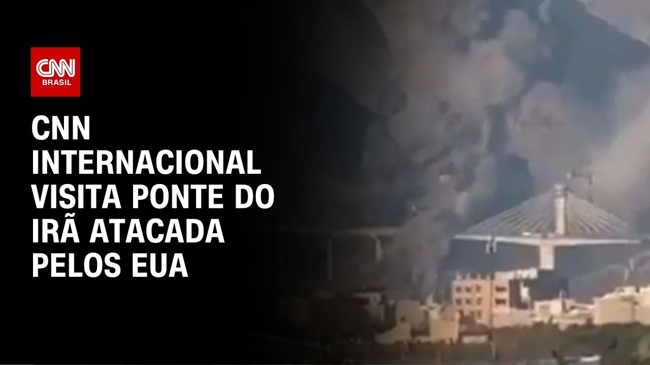 Guerra no Ir&atilde;: CNN Internacional visita ponte do Ir&atilde; atacada pelos EUA | AGORA CNN
