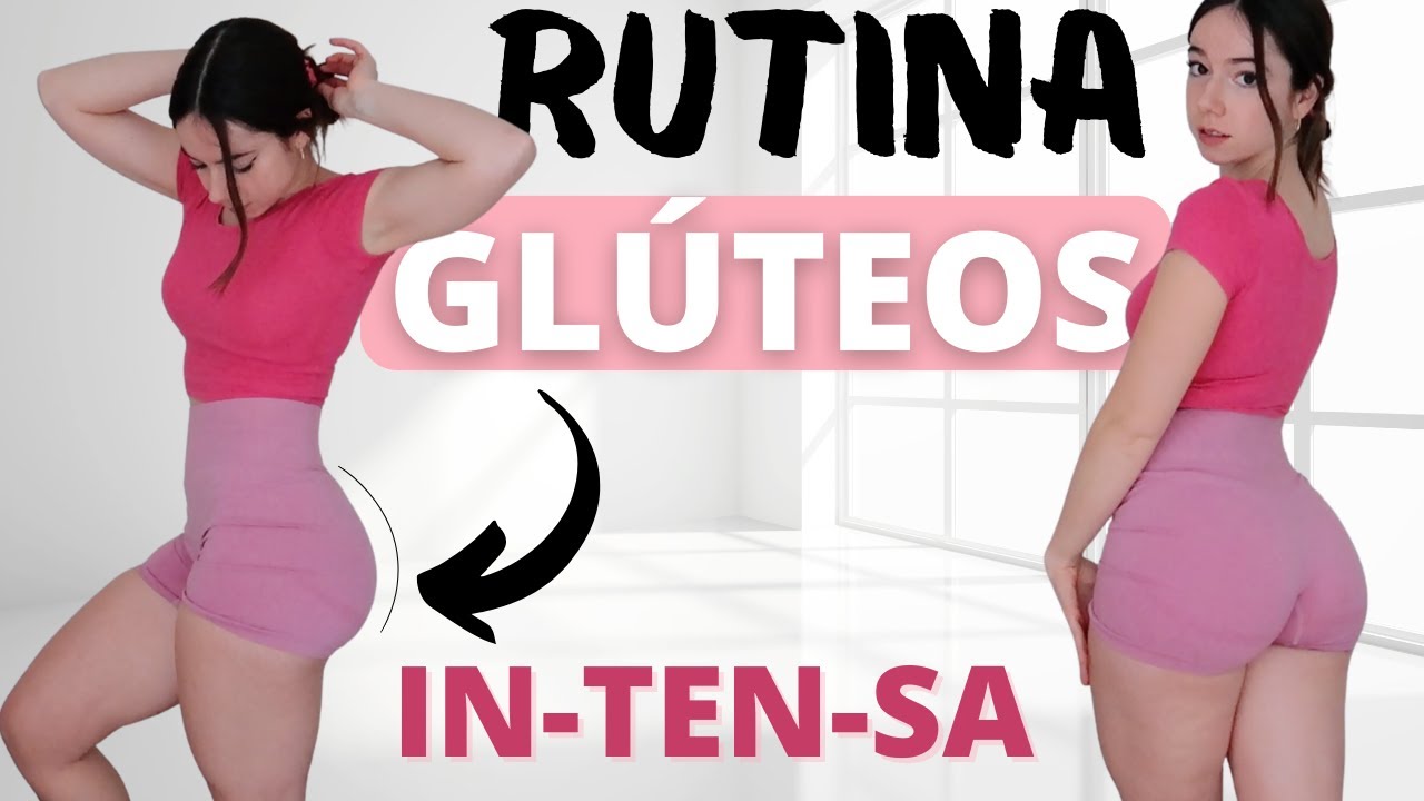Rutina para GLÚTEOS muy INTENSA en casa 🍑🏠