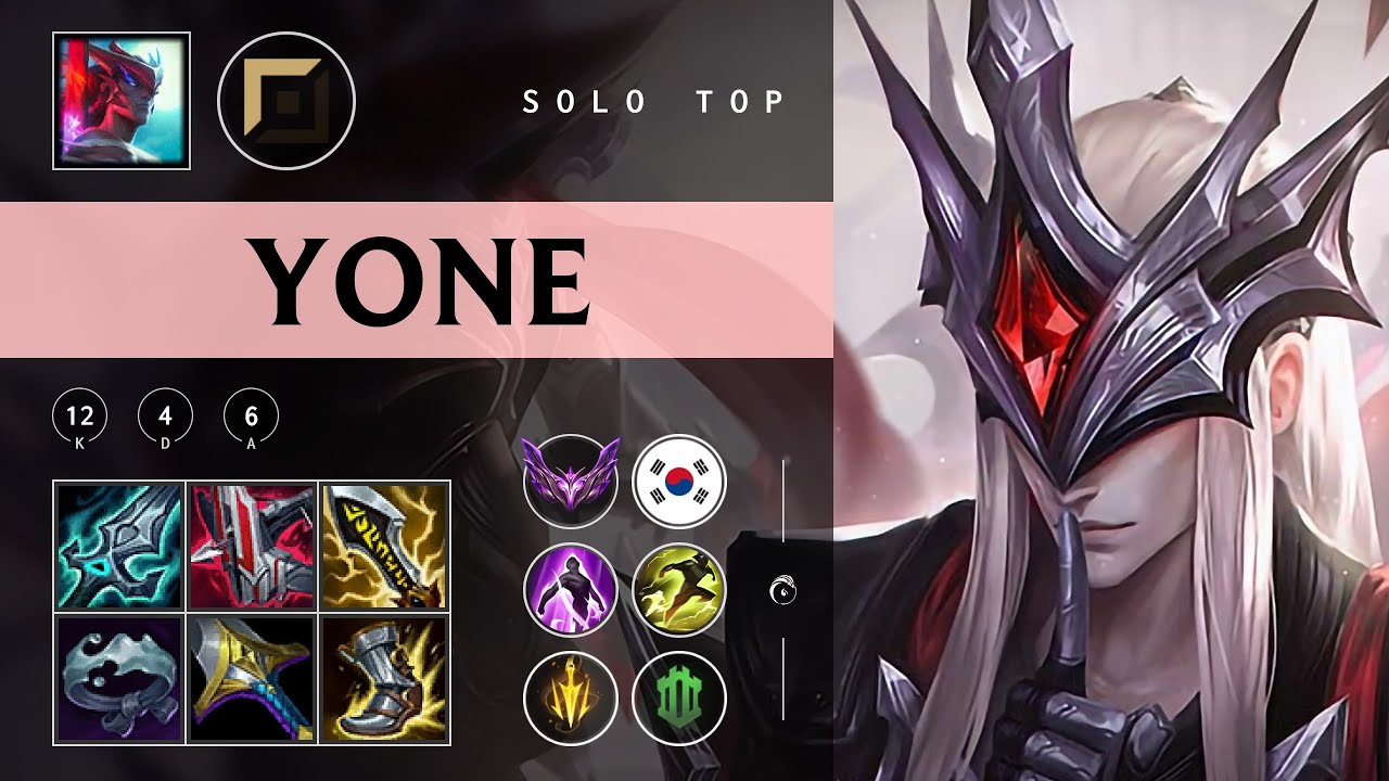 Yone Top vs Olaf - KR Master Patch 25.24