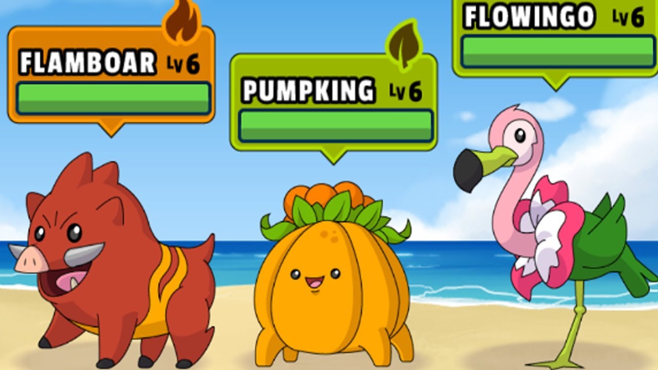 Thu Phục Lợn Rừng Lửa Và Cây Xương Rồng | DYnamons World | POKEMON Phiên Bản Trên Mobile