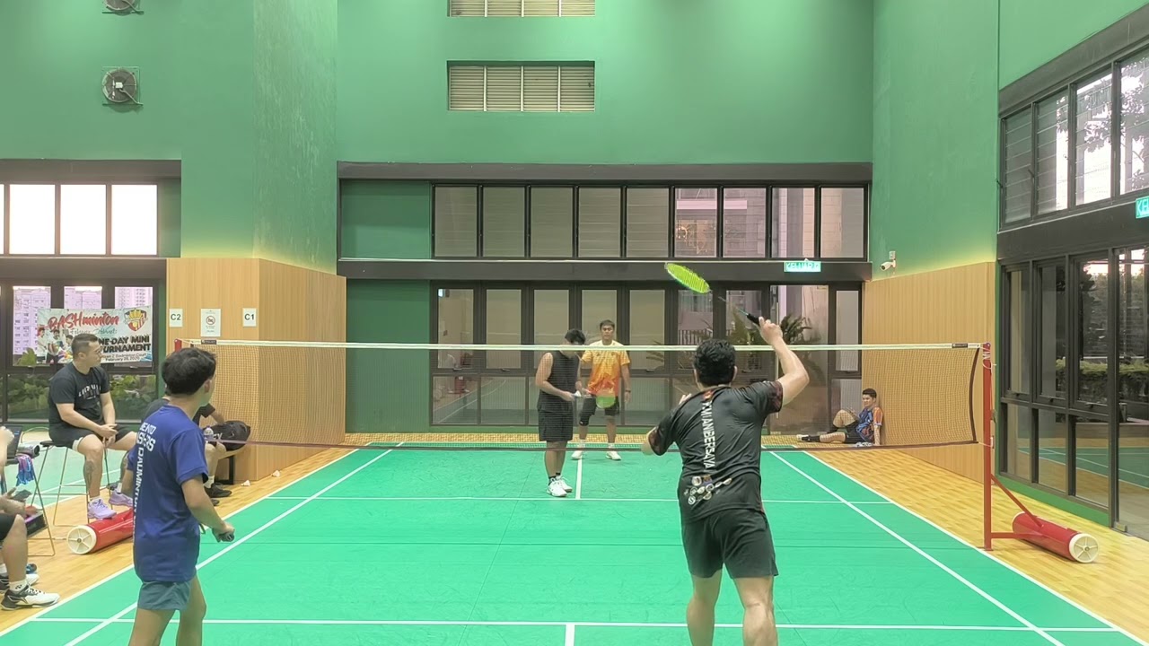Bashmintonkl 1st mini-tournament Coco Ja vs Ed John
