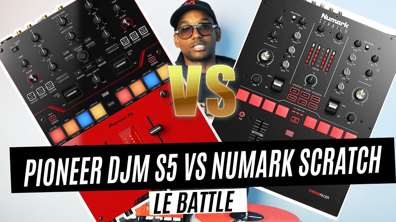 Pioneer DJ DJM-S5 Vs Numark Scratch! Les 7 Differences!