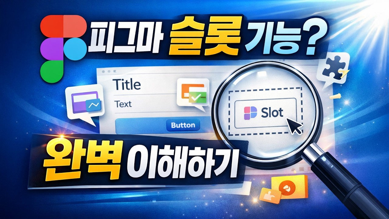 피그마 업데이트 핵심 기능! 슬롯 기능 제대로 이해하기 (Figma Slot)