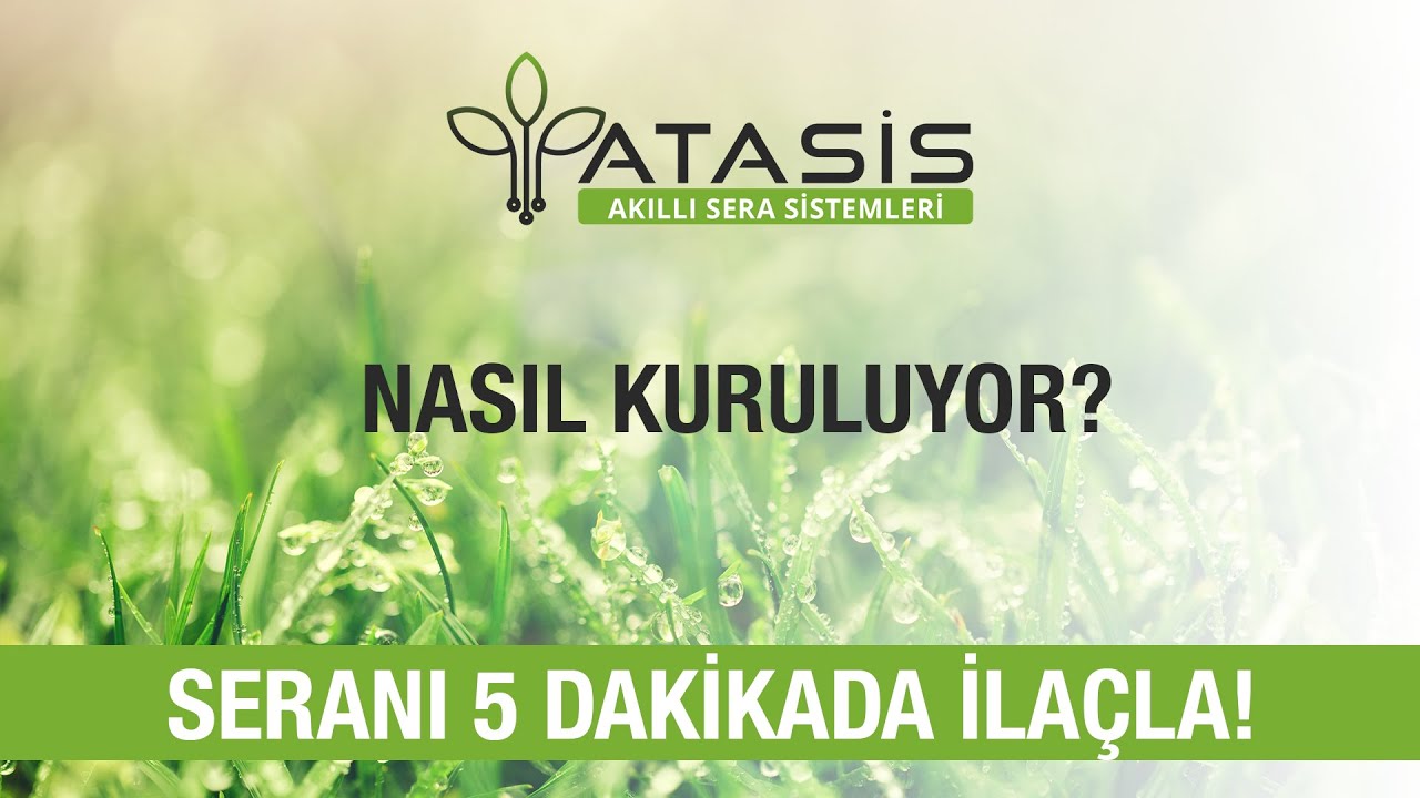 Atasis sera ilaçlama sistemi nasıl kuruluyor?