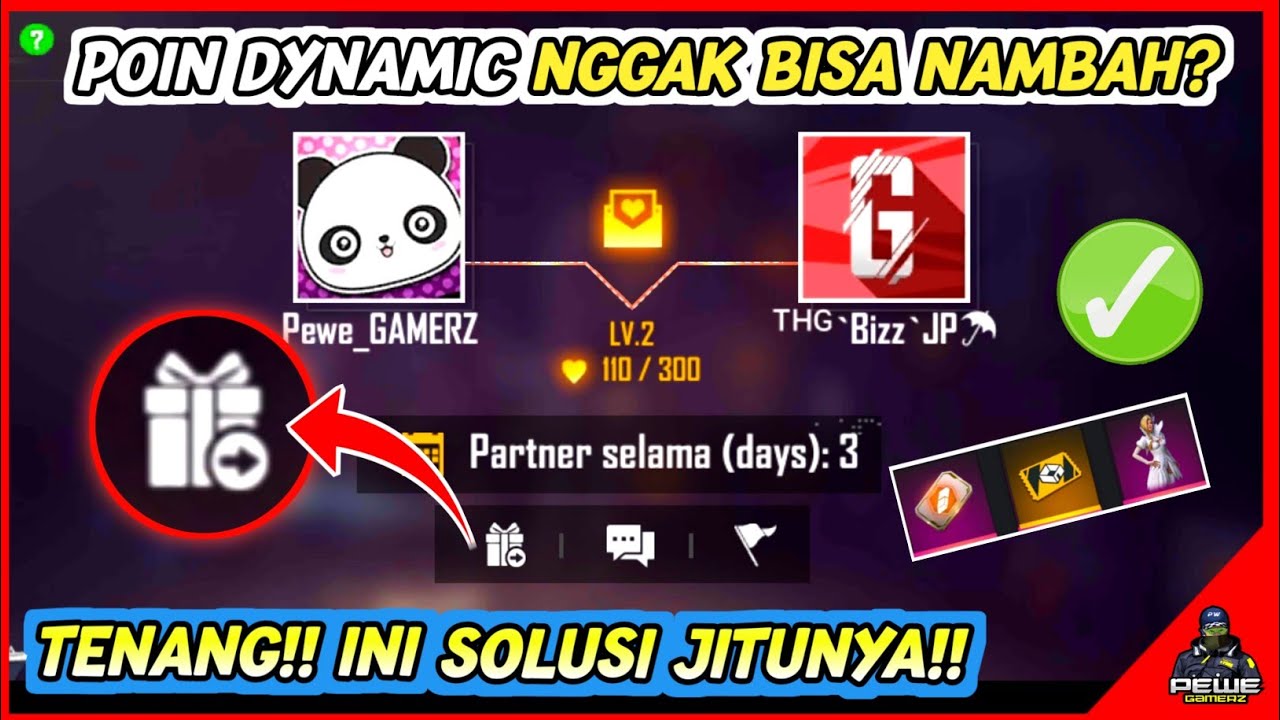 CARA MENGATASI POINT DYNAMIC DUO TIDAK BERTAMBAH ! DI EVENT DYNAMIC DUO FREEFIRE