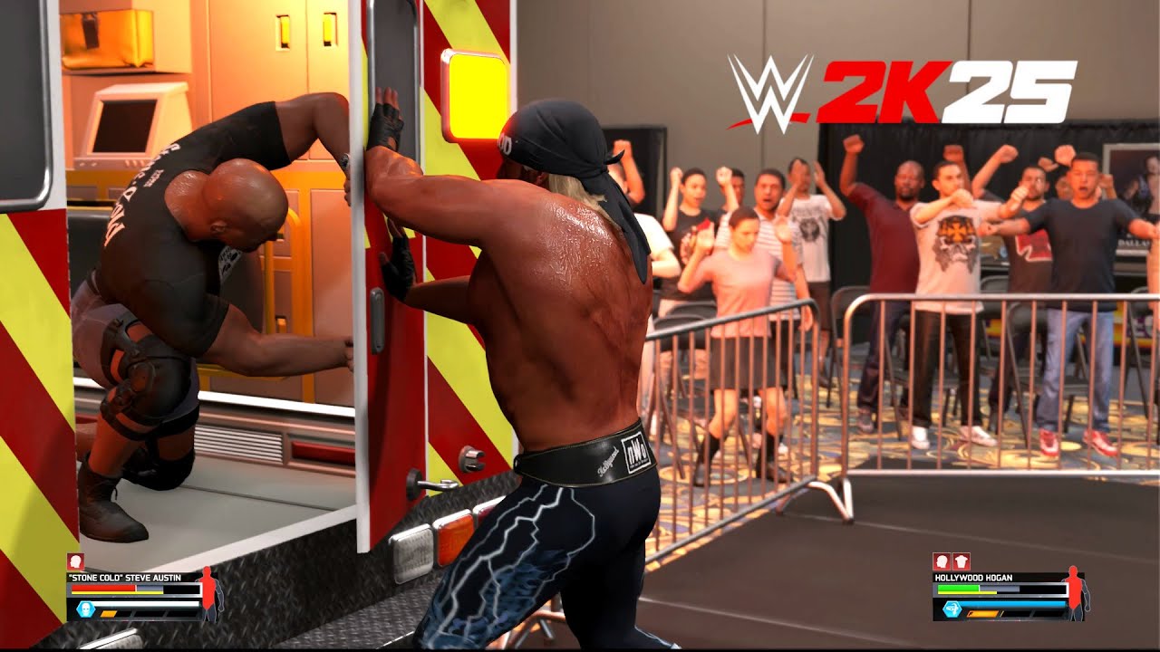 WWE 2K25 - Hulk Hogan Vs Stone Cold I Ambulance Match I FULL GAMEPLAY (PS5)