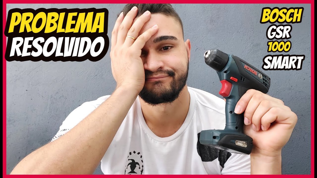 [RESOLVIDO] PARAFUSADEIRA BOSCH GSR 1000 SMART COM DEFEITO | Willian Santos