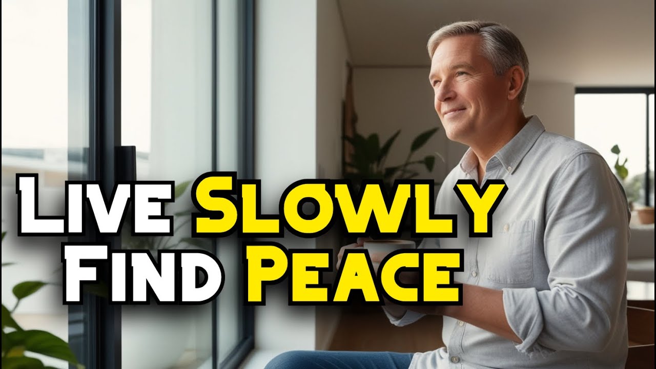 If You're 55-75: How Slow Living Helps You Enjoy Life More | Simplify, Save, and Be Happy