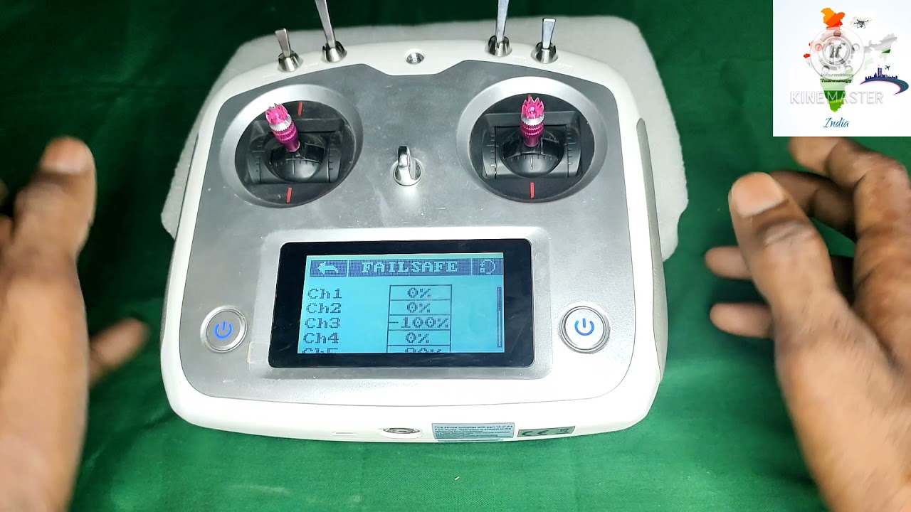 flysky FS i6s transmitter setup quadcopter /hexacopter India technology/ . drone transmitter setup