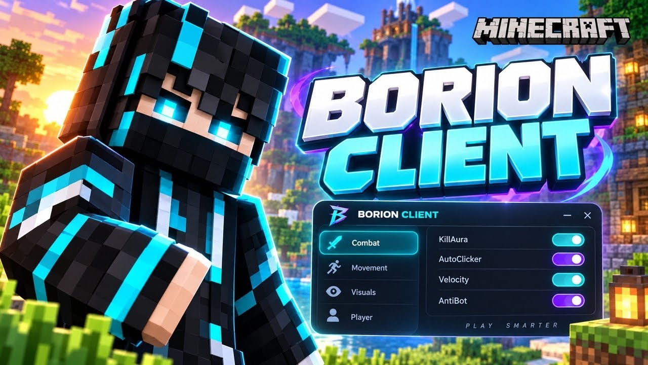 Minecraft Hack | Minecraft Cheat | Minecraft Crystal PvP Client | Borion Client 1.21 Setup 2026