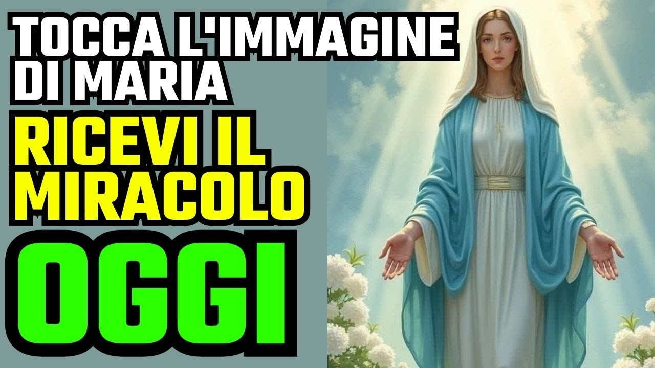 🔴💙 MARIA, MADRE DEL CIELO: INTERCESSIONE POTENTE PER MOMENTI DI DOLORE 🔴