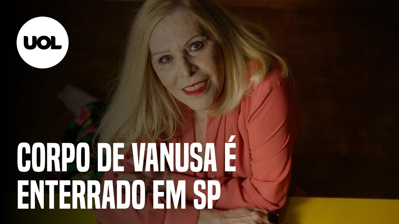 Corpo de Vanusa é enterrado no cemitério de Congonhas, em São Paulo